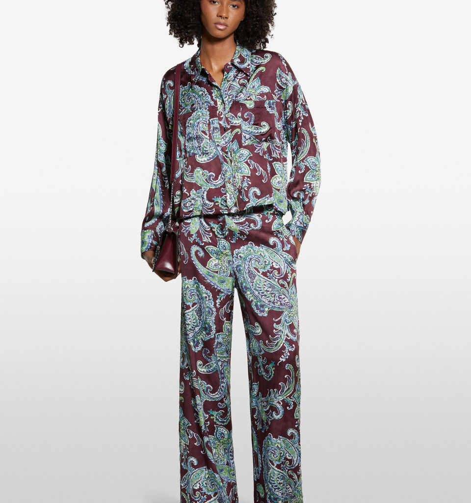 Chemise à motifs cachemire - chemises pour femme - Multi-color | Sisley image number 1